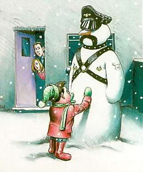 image of snow men pictures